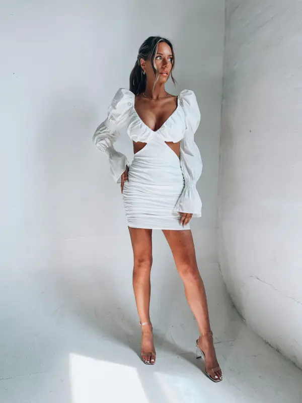 Aja Side Cut Out Mini Dress