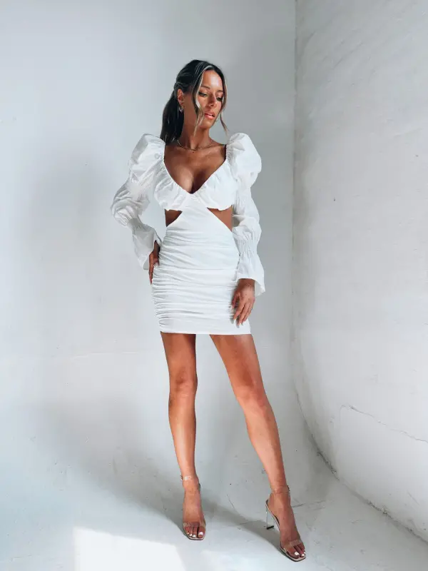 Aja Side Cut Out Mini Dress