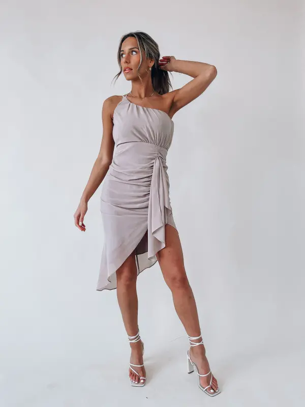 Aryanna Ruched Midi Dress