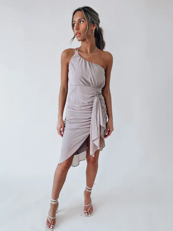 Aryanna Ruched Midi Dress