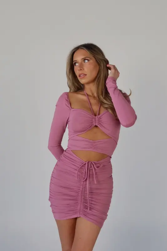 Camilla Cut Out Mini Dress-46243