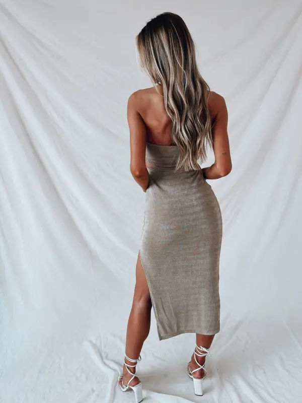 Portia Cut Out Midi Dress