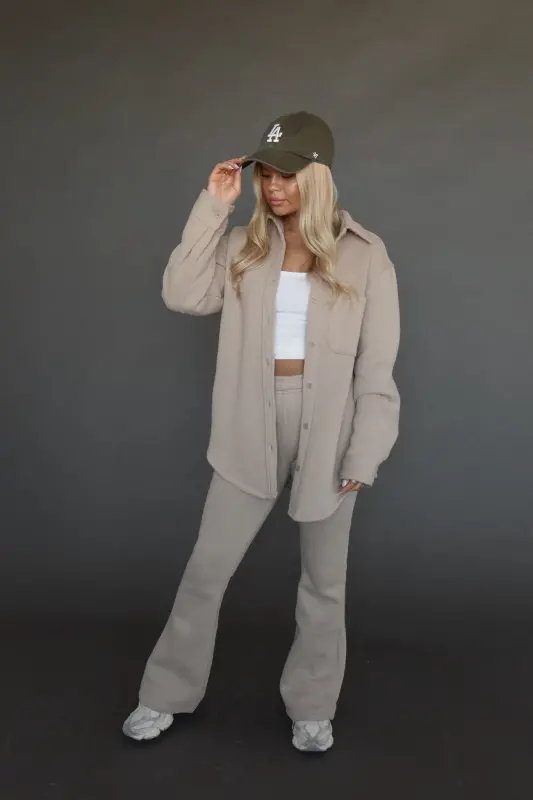 RESTOCKED: Essential Fleece Flare Sweat Pants