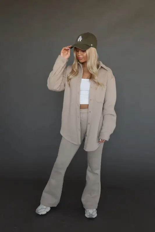 RESTOCKED: Essential Fleece Flare Sweat Pants