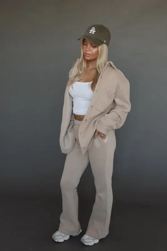 RESTOCKED: Essential Fleece Flare Sweat Pants