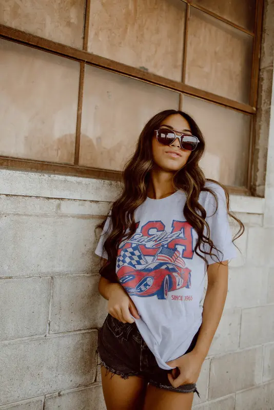 USA Racing Graphic Tee