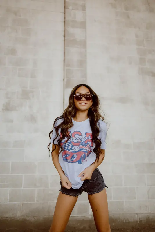 USA Racing Graphic Tee
